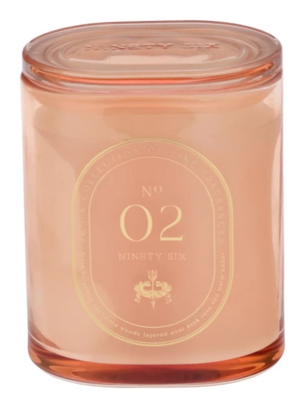 DW HOME Ninety Six10.7oz Scent Candle No. 2 bergamot, cashmere rose, amber